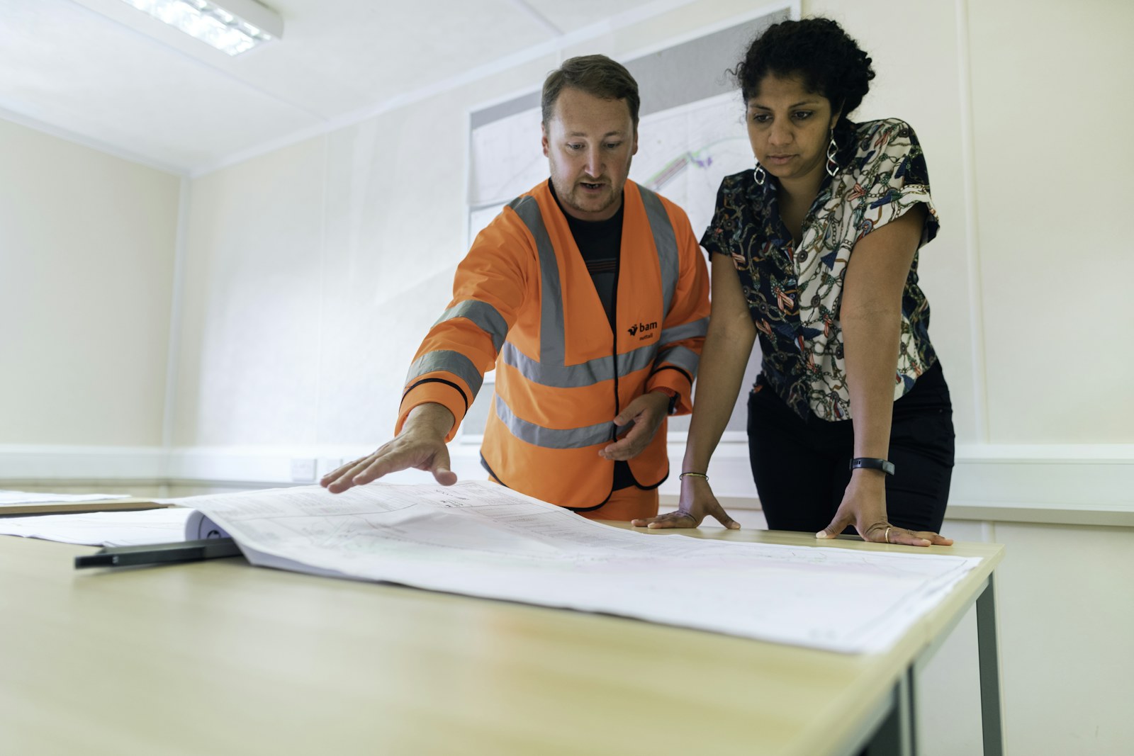 Permit paperwork, plans, and construction project documents